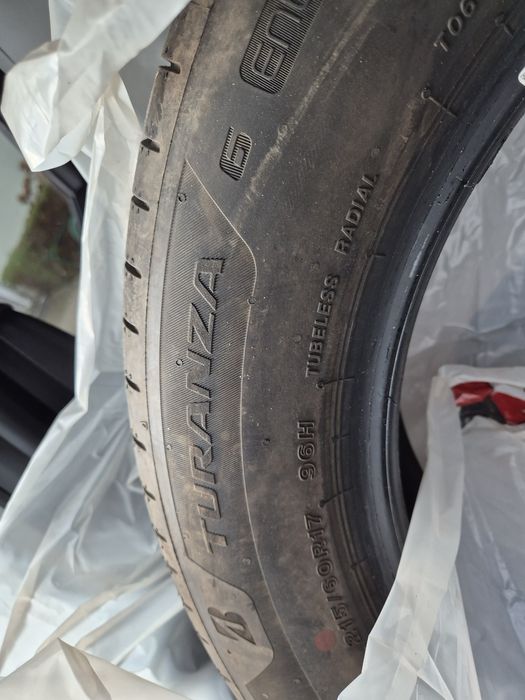 Bridgestone Turanza 6 R17 215/60 letnie opony 4 szt. Jak Nowe - demontaż przy 420km