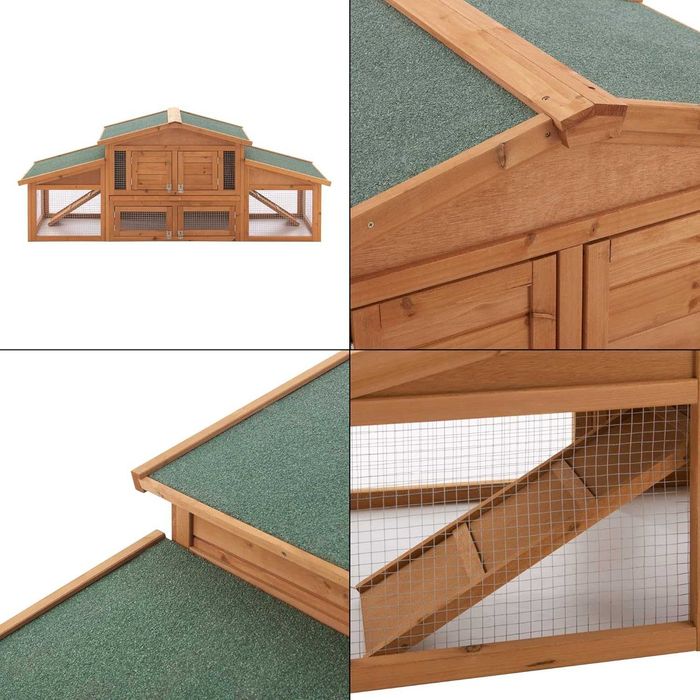 NOWA*wysyłka klatka dla królików kurni kur świnki morskiej + wybieg XL