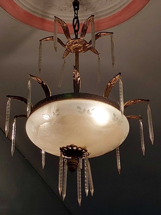 Candeeiro Teto Vintage Déc. 70