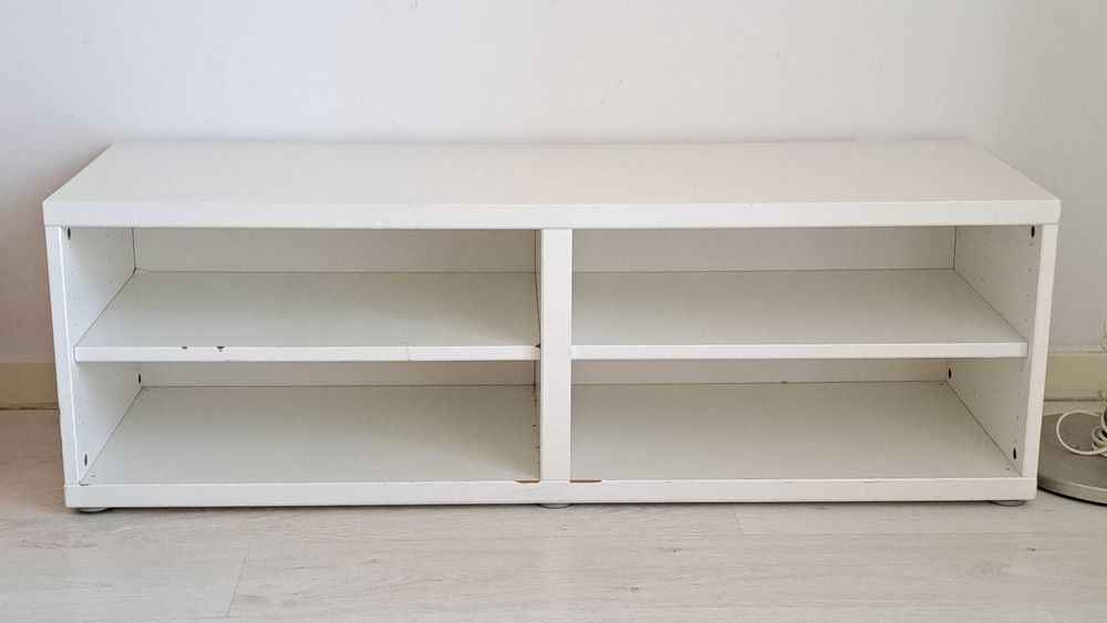 Móvel TV IKEA BESTÅ, branco, 120x40x38 cm