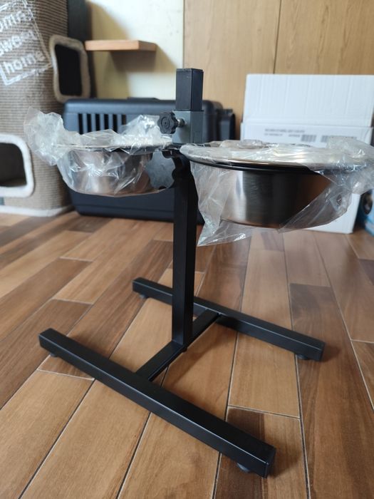 Miski dla psa AniOne 2 x 1,2 L + stojak