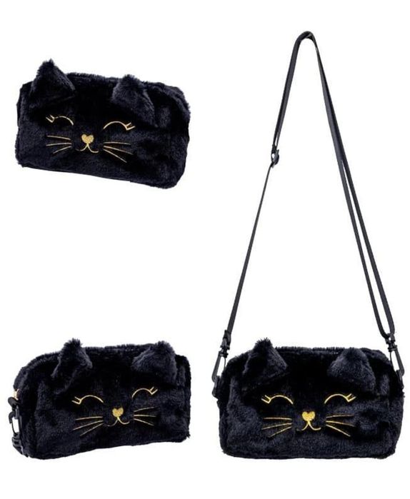 Torebka Fluffy Kitty Black ASTRA