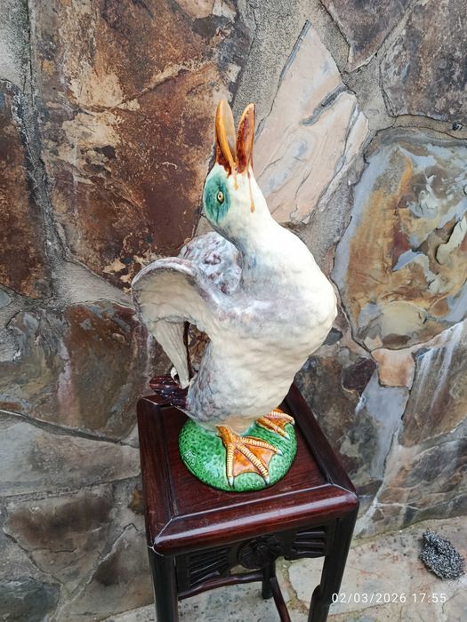 Jarro Rafael Bordalo Pinheiro Centenário 38 cm Assinado