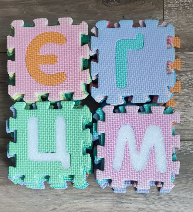 Килимок-пазл, українська абетка