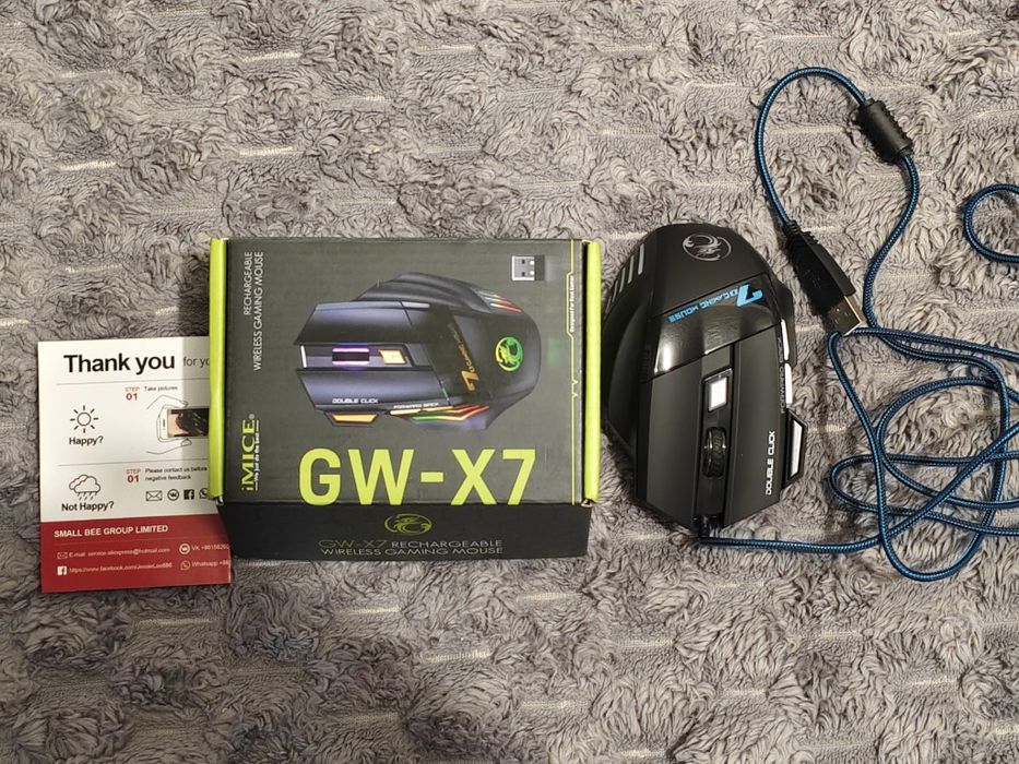 Дротова  ігрова мишка для комп'ютера,ноутбука USB.iMICE GW-X7.