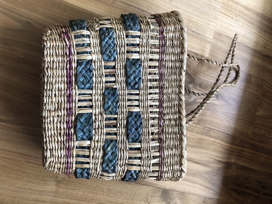 Torebka etniczna trawa kolorowa na lato nowa