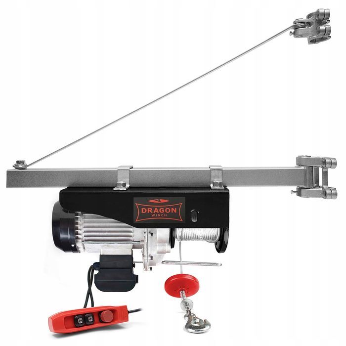 WCIĄGARKA ELEKTRYCZNA LINOWA 800kg 230V +RAMIĘ wciągarka budowlana