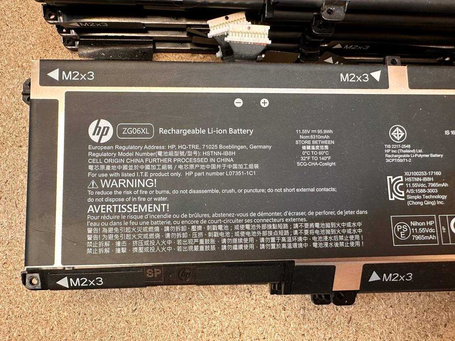 Оригінальна Батарея |HP ZG06XL | HP ZBook Studio G5, Elitebook 1050 G1