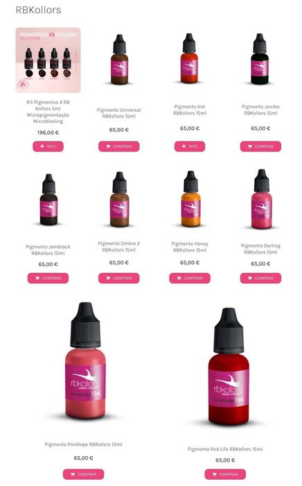 Todo Para Material Microblading Micropigmentação Portugal Lisboa Novo