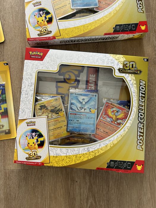 Pokemon TCG Artigos Coleção aniversario 30 anos