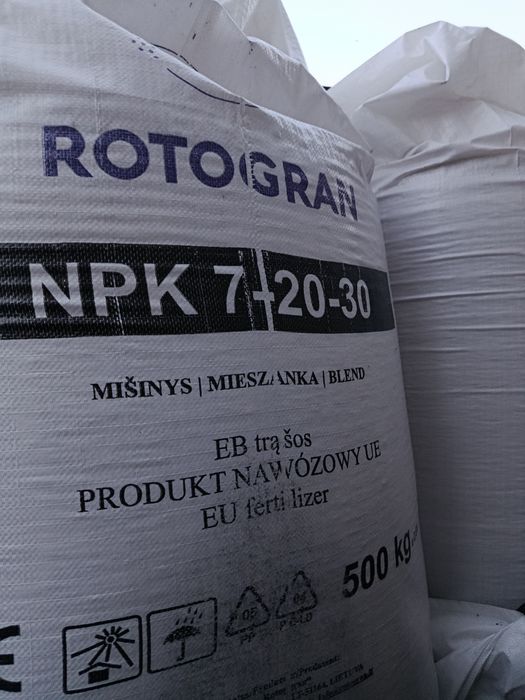 Npk 7 20 30 nawozy wieloskładnikowy rotogran saletra polifoska