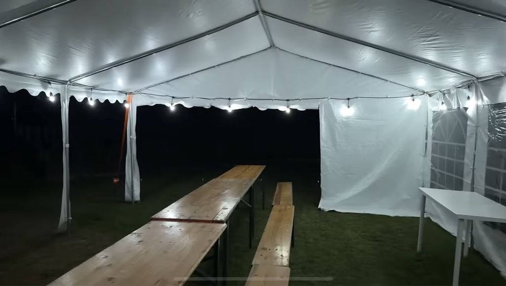 Namiot imprezowy wynajem namiotu zapraszamy 5x8 wolne terminy wrzesień