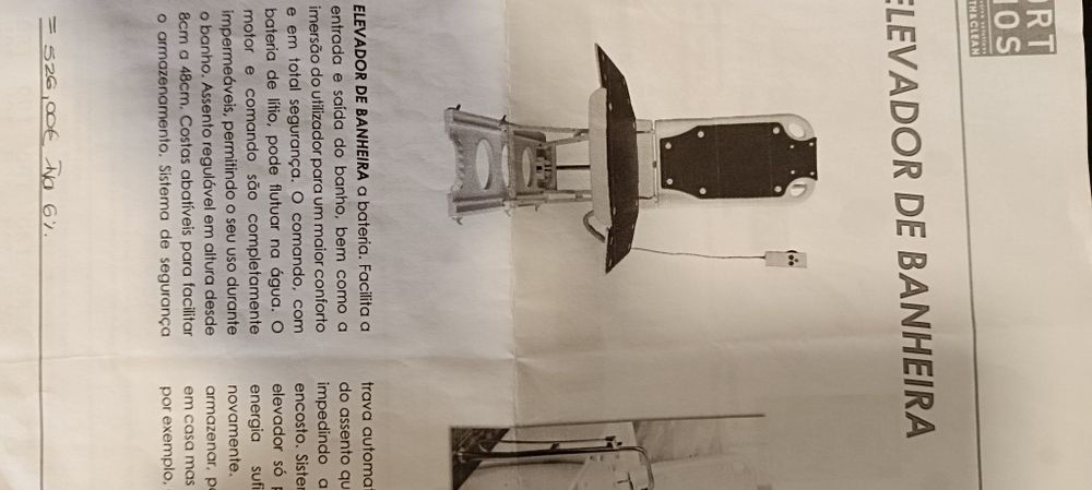 Scooter eléctrica apolo e elevador electrico