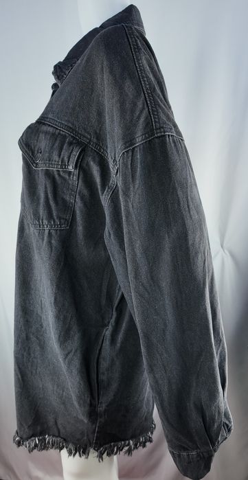 Roskiky damska kurtka jeansowa oversize Y2K XXL czarna