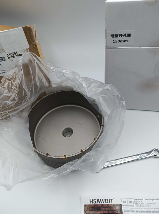 Conjunto de brocas de núcleo SDS Plus de 150 mm