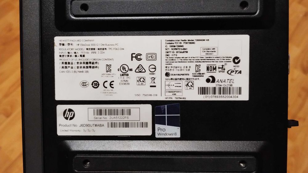 Нетттоп/міні ПК/ HP EliteDesk 800 G1