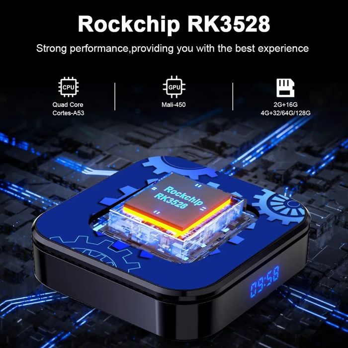 Смарт ТВ андроїд приставка Transpeed 8K 4/32 Gb Android 13