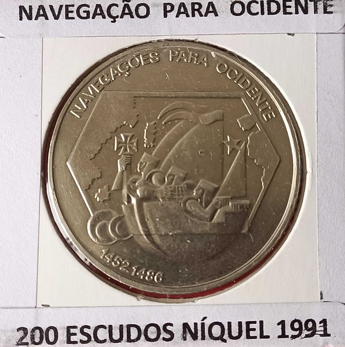 2 Moedas comemorativas alusivas aos descobrimentos Portugueses