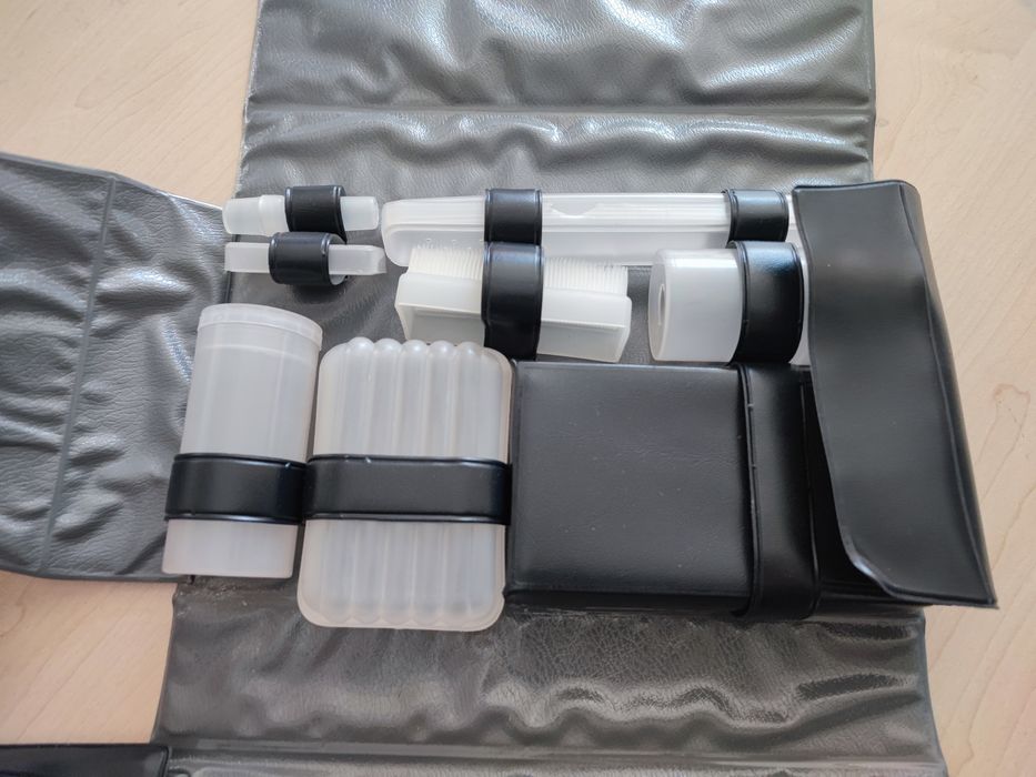 S55 Kosmetyczka męska z czasów PRL-u, przybornik toaletowy