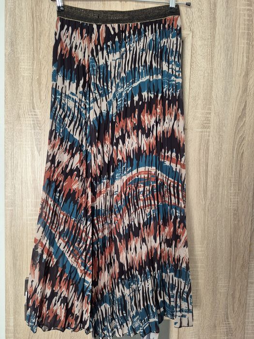 Spódniczka maxi w ciekawym princie produkcja włoska