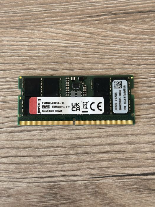 DDR5 16GB 4800mhz для ноутбука
