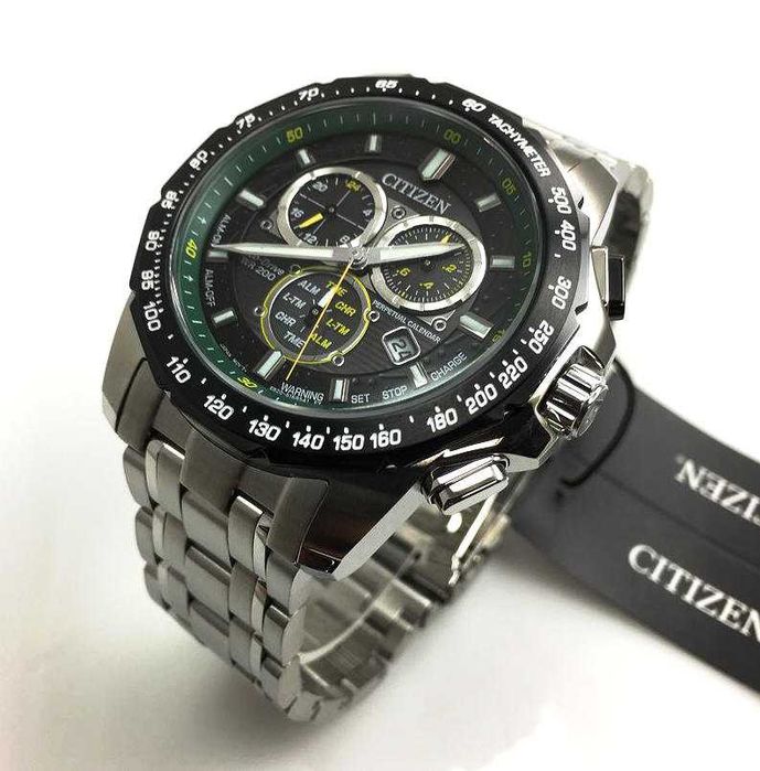 Citizen Eco-Drive BL5578-51E - сапфир, вечный календарь, второе время