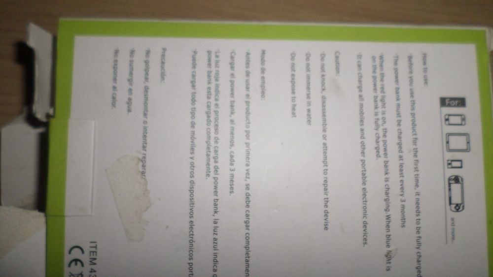 Power bank / novo em caixa