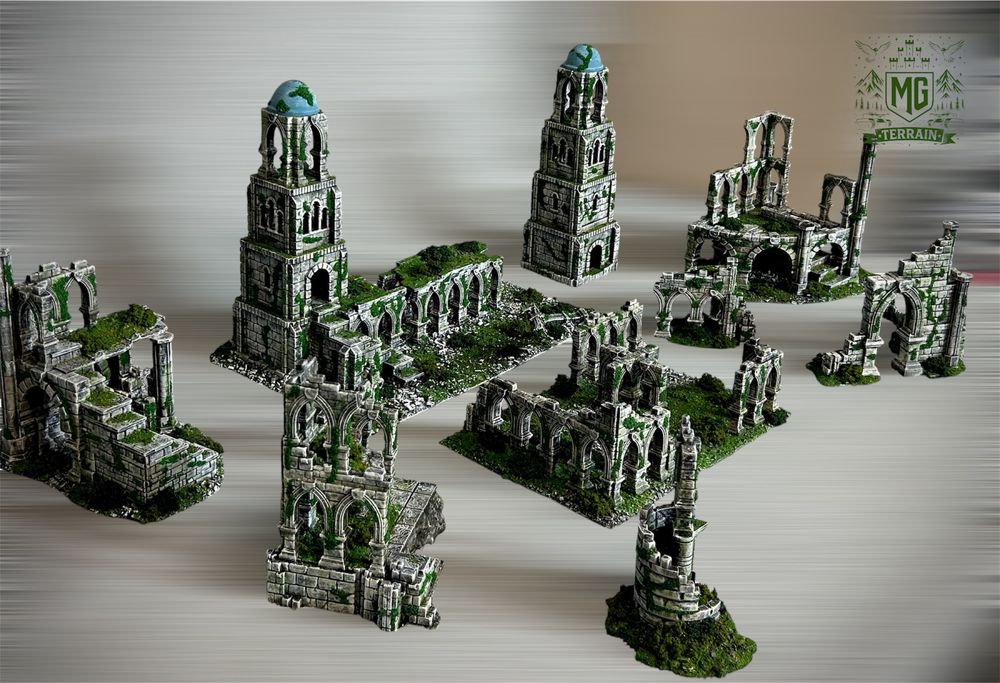 Zestaw Ruin makieta tereny do gier lotrsbg mesbg warhammer 40k aos