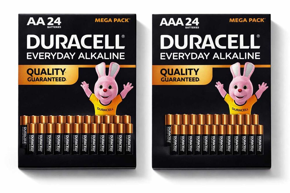 BATERIE DURACELL AA + AAA Everyday alkaline mega pack 48 szt