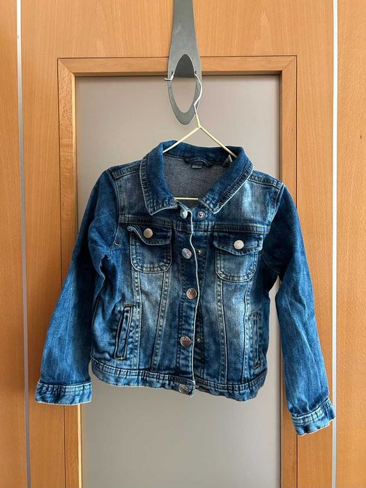 Casaco de ganga - tamanho 98/104