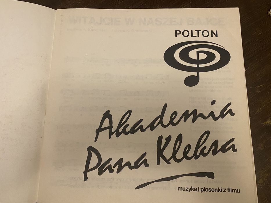 Akademia Pana Kleksa - śpiewnik