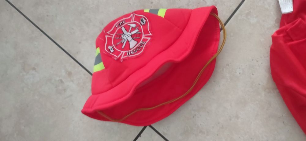 Disfarce Máscara vestido Bombeira