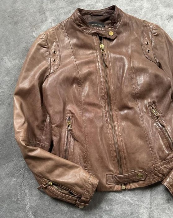 Massimo dutti  шкіряна куртка