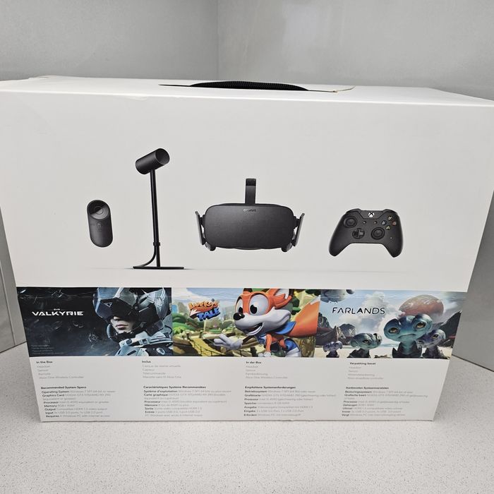 Oculus Rift CV1 (1ª Geração) - Kit Completo c/ Comando Xbox