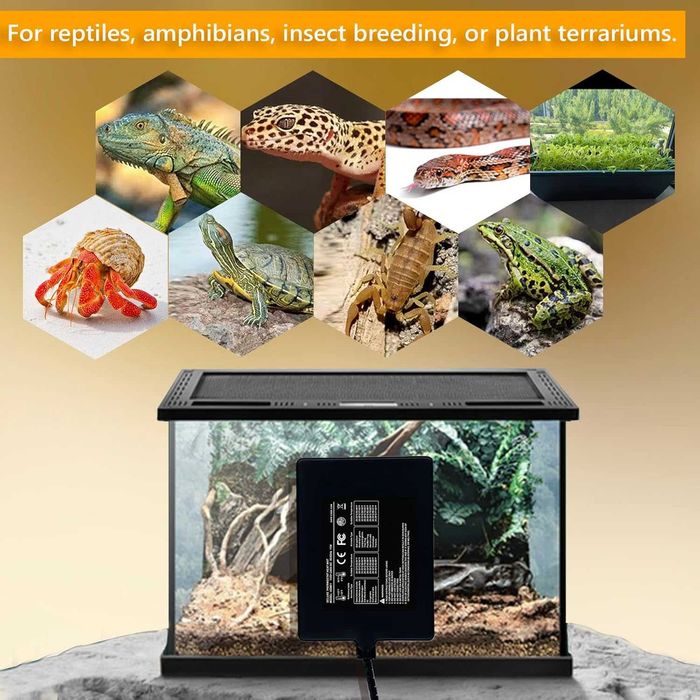 Mata grzewcza do terarium 15x20cm 11w.