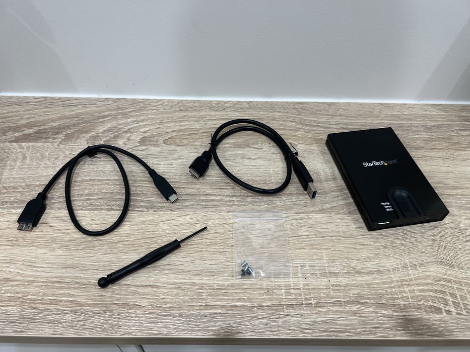 Caixa disco rigido com impressão digital