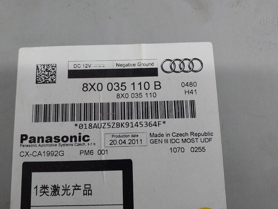 Caixa / leitor CDs AUDI Q5 (8R)