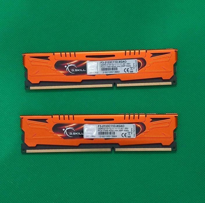Memória RAM G.skill Ares DDR3 2133MHz 8GB 2x4GB CL11