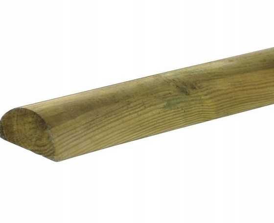 Łącznik do drzew , Rygiel , Płot myśliwski Półpalisada Fi5 cm x 50cm