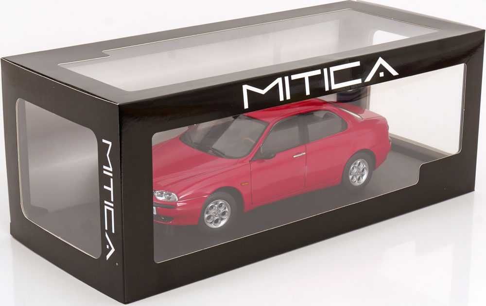 Model 1:18 Mitica Alfa Romeo 156 2.5 V6 24V 1997 red / black interior