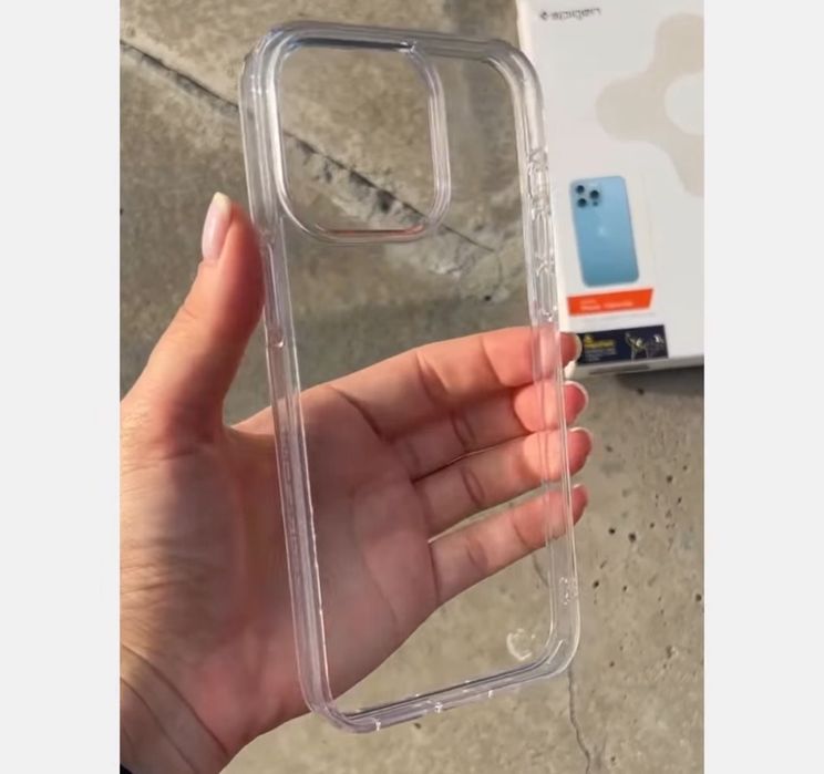 Чохол Spigen iPhone 13 14 15 PRO MAX Ultra Hybrid для чехол прозорий а
