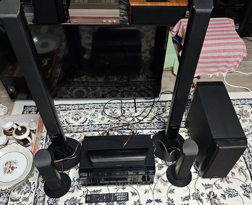 Kino Domowe SONY 5.1 HDMI Amplituner STR-DH810 + Głośniki + GRATISY !!!