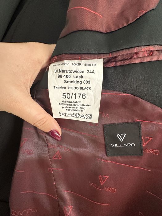 Garnitur ślubny smoking 176/50