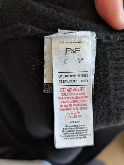 Sweter wełniany męski Nowy z metką
