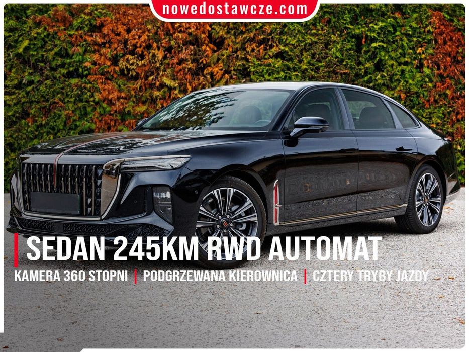 Hongqi H9 SEDAN 245KM RWD 7DCT | Kamera 360 | Podgrzewane Fotele | 4 Tryby Jazdy