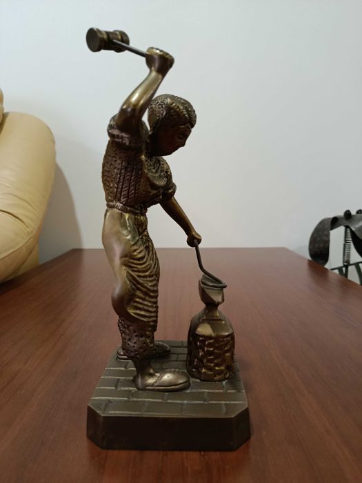 Estatueta Ferreiro em Latão