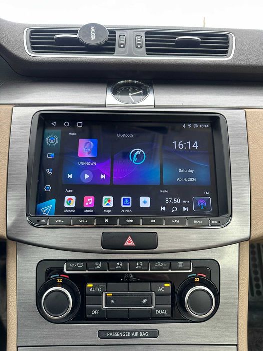 Radio samochodowe ESSGOO 9" Android 14 / 4GB RAM/64GB Car Audio Headunit CarPlay Android Auto VW Passat B6/B7 Golf 5/6 Polo Jetta Skoda