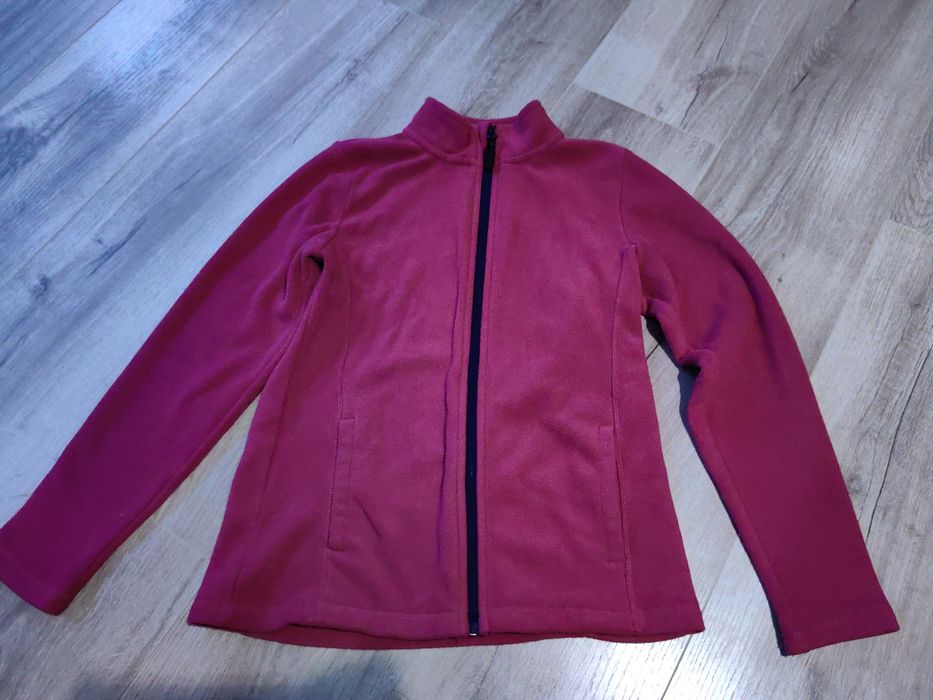 Bluza rozpinana Polar Crivit fuksja bordo 146/152