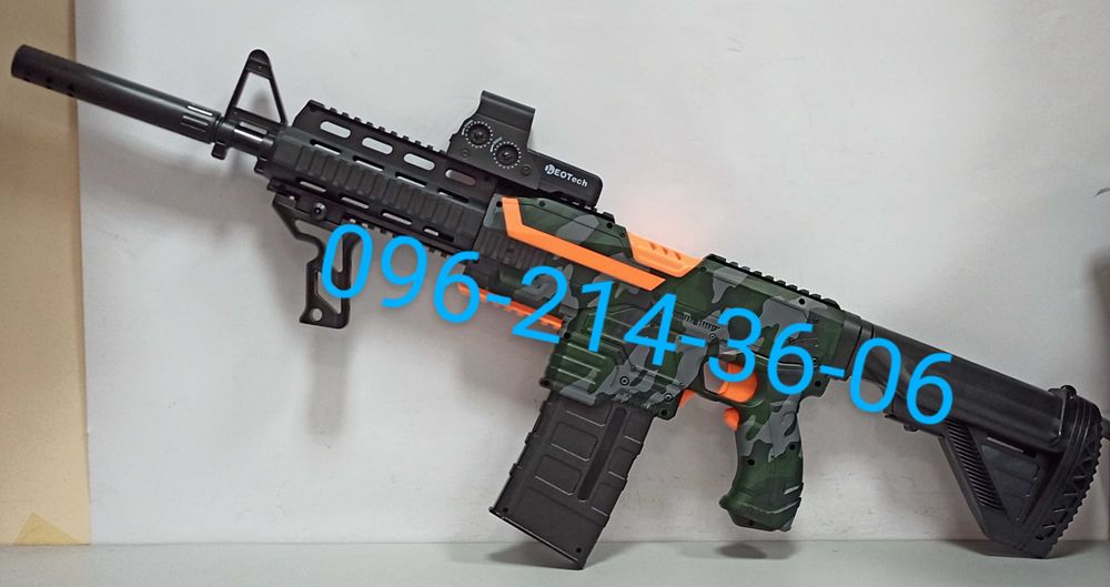 Детский автомат M416 на аккумуляторе коллиматорный прицел.