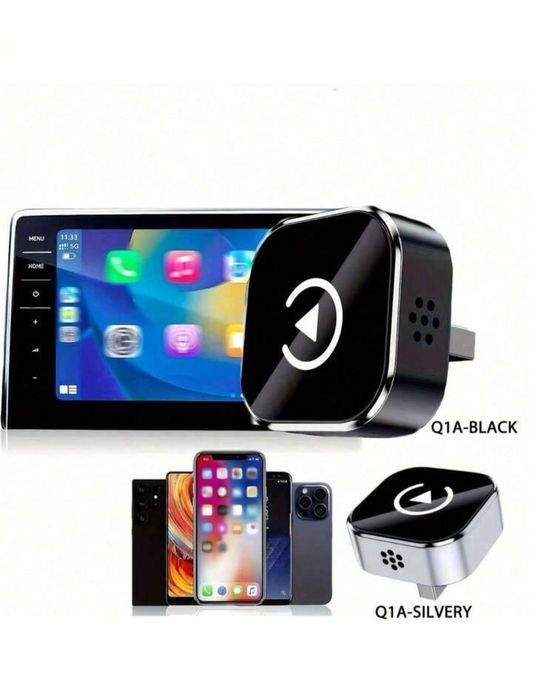Adaptador sem fio Carplay Android e IOS